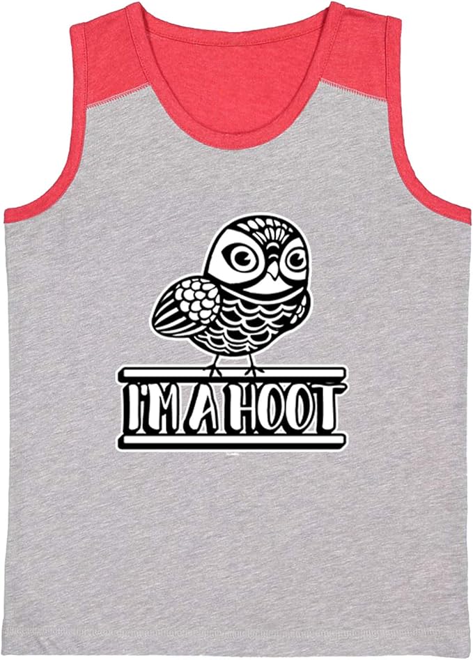 I'm a Hoot Kids Owl Pun Sleeveless Shirt